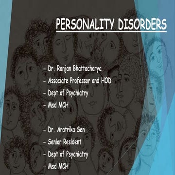 Personality disorders