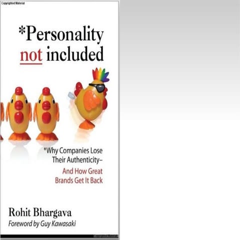 Personality not included (Book concise)