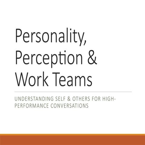 Personality Perception Teams .. ....pptx