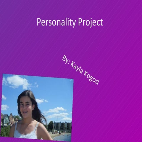 Personality Project | PPT