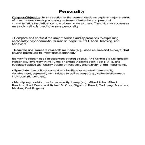 Personalityreview