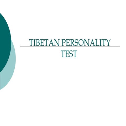 Personality test | PPT