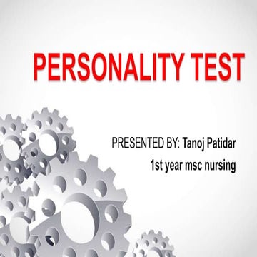Personality test
