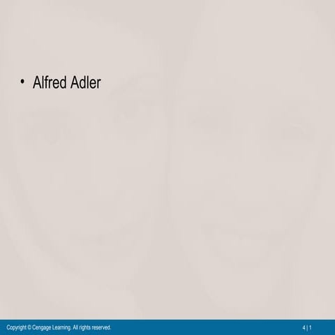 Personality theory ppt ch04 adler individual psychology