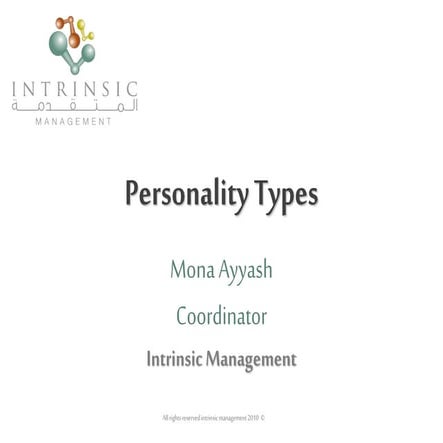 Personality Types & Project Management Careers 