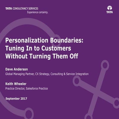 Personalization Boundaries: Tuning In to Customers Without Turning Them Off
