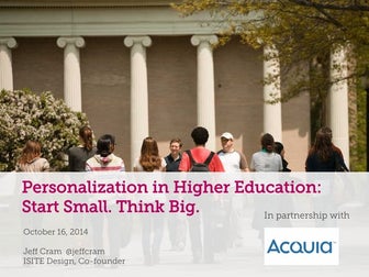 Personalization edu acquia-webinar