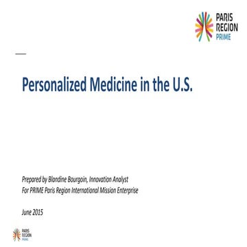 Personalized medicine in the US