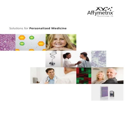 Solutions for Personalized Medicine brochure