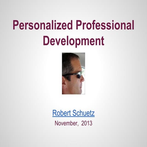 Personalized Professional Development