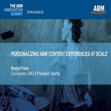 Personalizing ABM Content Experiences at Scale