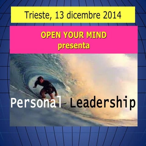 Personal leadership 13 dicembre 2014