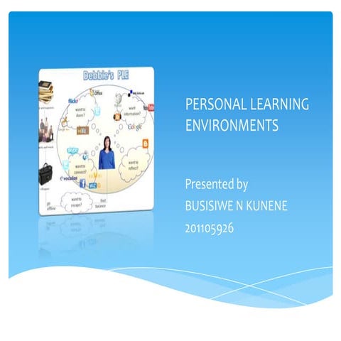 Personal learning environments
