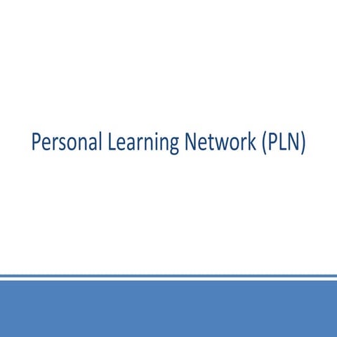 Personal Learning Network
