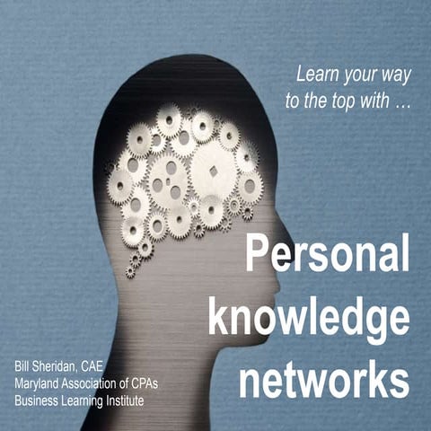 Learn Your Way to the Top with Personal Knowledge Networks