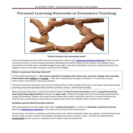 Personal learning networks_economics