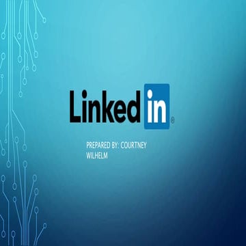 Personal learning project on LinkedIn