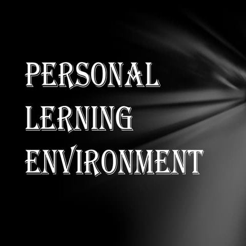Personal lerning environment