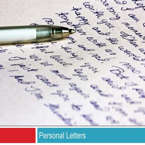 Personal Letters, Jenis Jenis Surat Pribadi Bahasa Inggris
