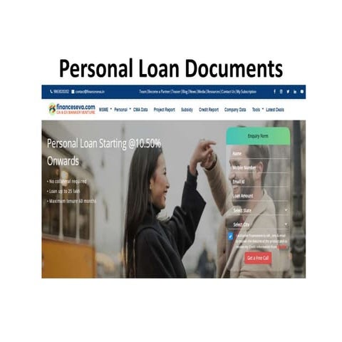 Personal Loan Documents | PDF