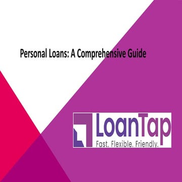Personal Loans: A Comprehensive Guide