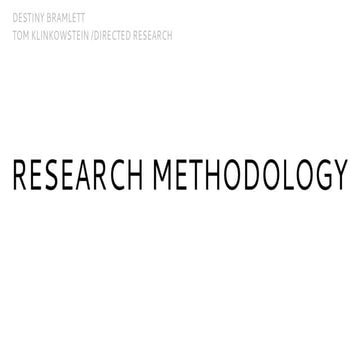 Personal methodology | PDF