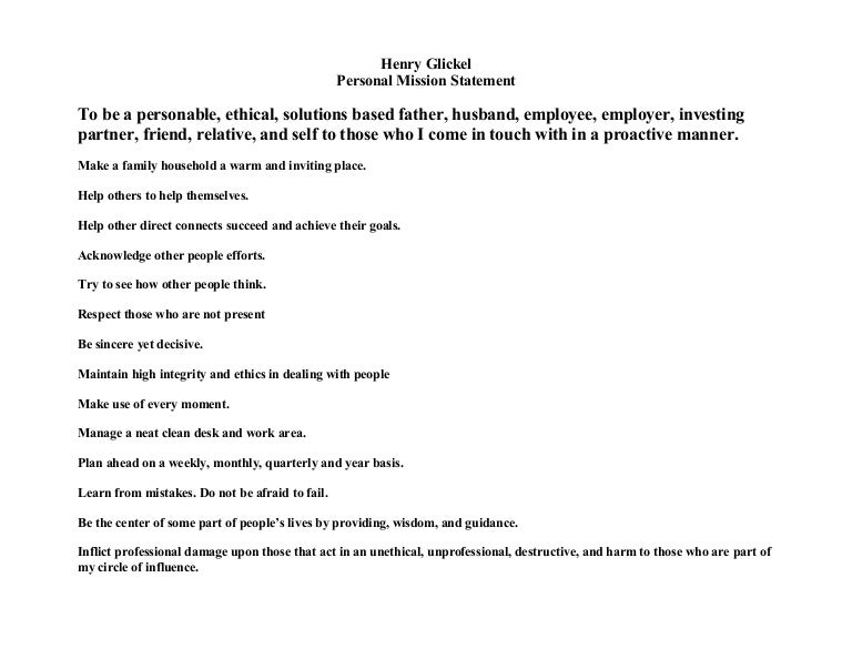 Resume Mission Statement Examples Resume Mission Statement Examples