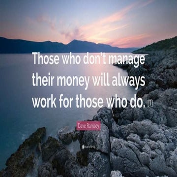 Personal money management