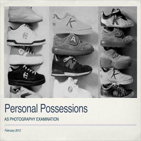 Personal possessions presentation