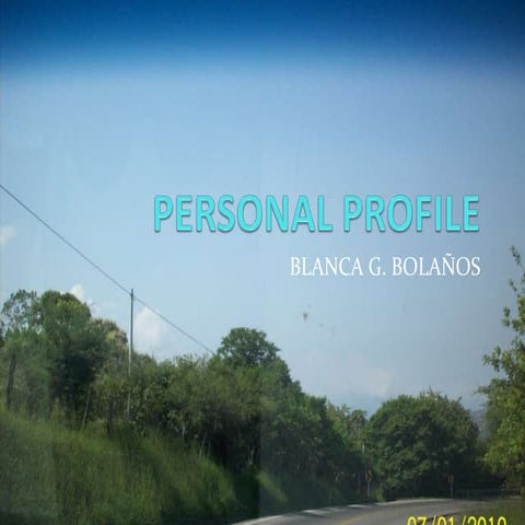 Personal profile
