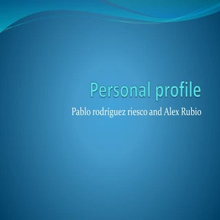 Personal profile