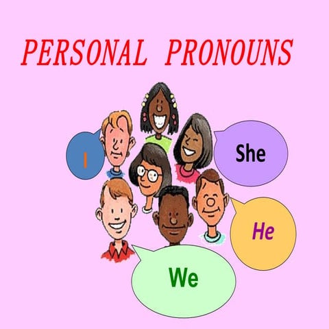 Personal pronouns