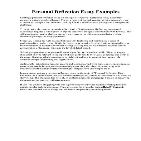 Personal Reflection Essay Examples.pdf