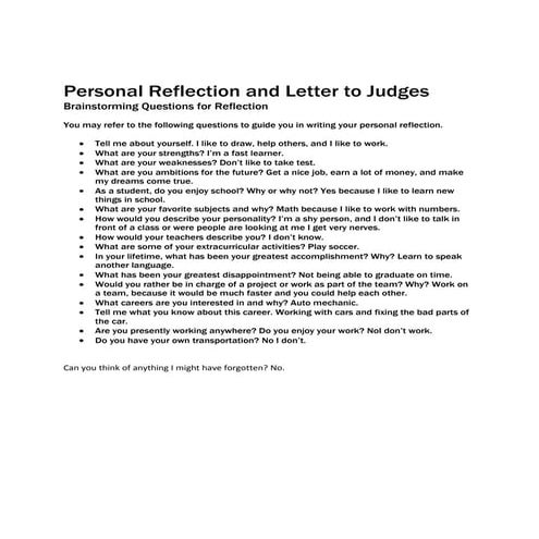 Personal reflection rodrigo luis docx