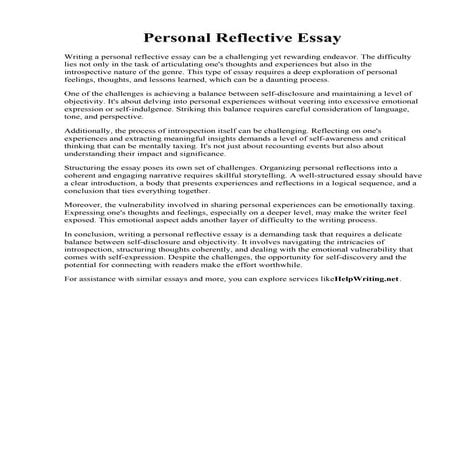 Personal Reflective Essay.pdf