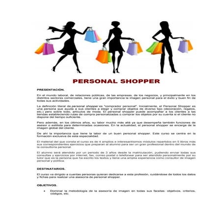 Personal shopper | PPTX
