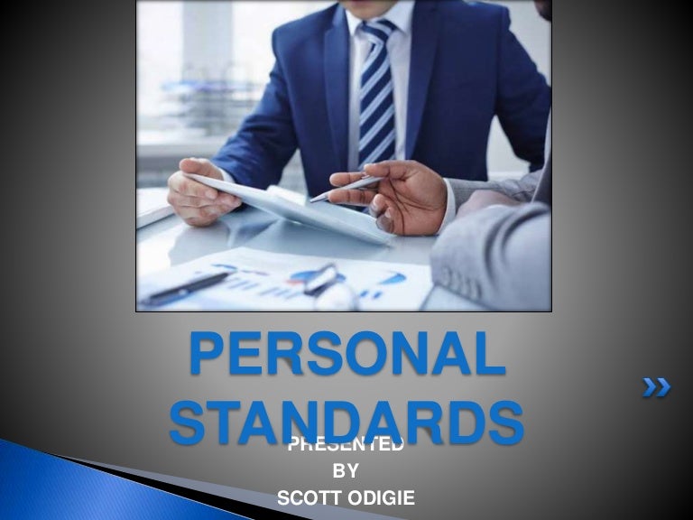 Personal standards
