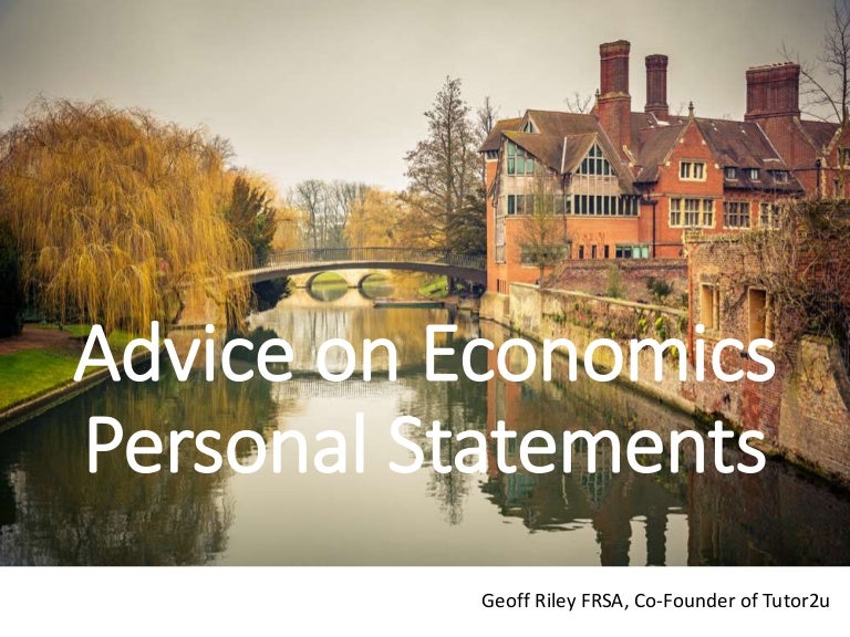 economics personal statements ucas