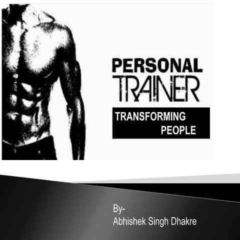 Personal trainer