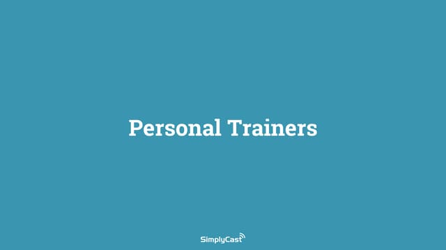 Personal Trainers Webinar
