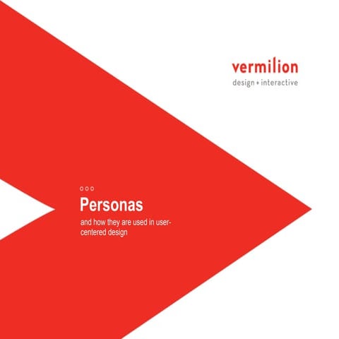 Personas and how they are used in user-centered design