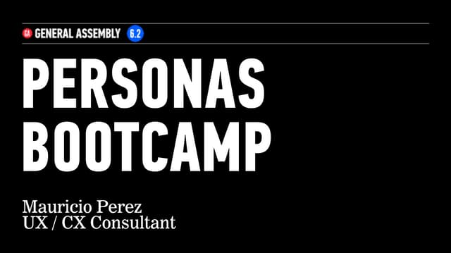 Personas Bootcamp - Where Product M...