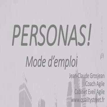 Personas : Mode d'emploi