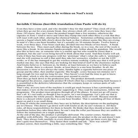 Personas - Season in the Life