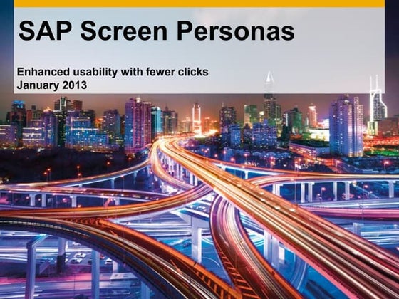 Personas enhances usability   fewer clicks