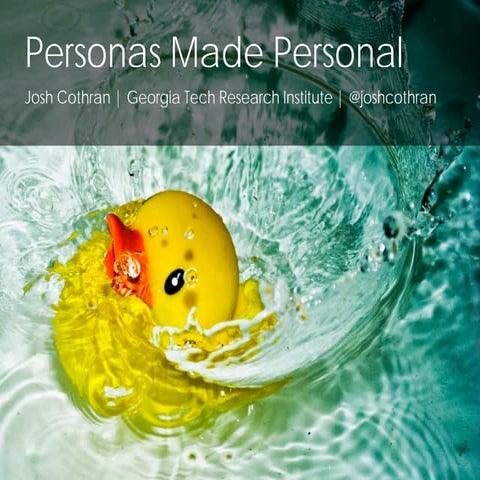 Personas made Personal