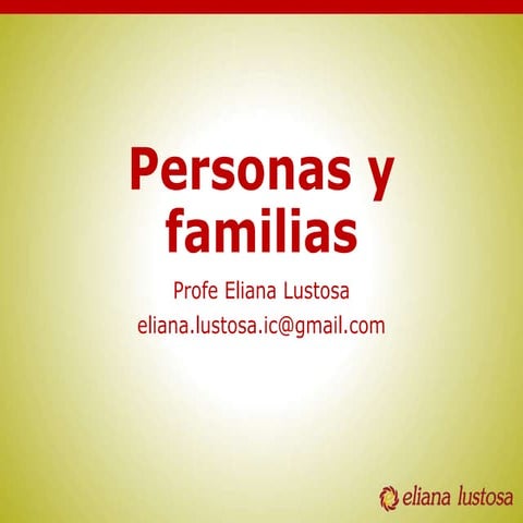 Personas y familia