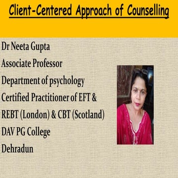 Person Centred Therapy