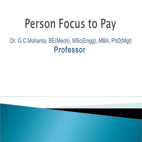 Person focus to pay