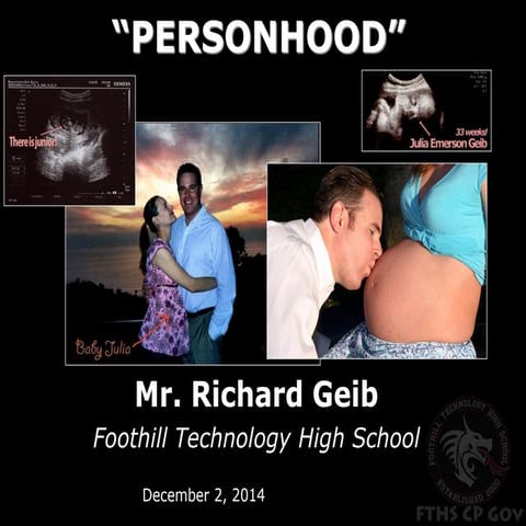 Abortion: Personhood